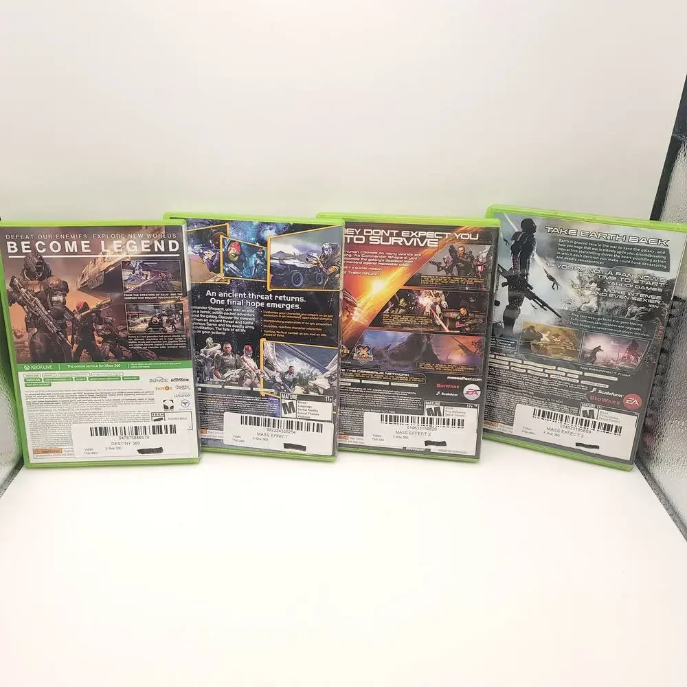 Xbox 360 Lot of 24 Games Skyrim Mass Effect Crysis 3 Deadrising Batman Destiny